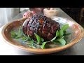 Roast Leg of Lamb with Pomegranate, Garlic & Herbs - Easter Lamb Recipe