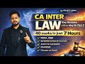 CA Inter Law 1 Day Revision  Part 2 | LDR | MAY 26, SEP 26 |