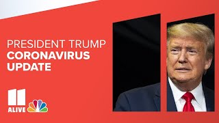 President Donald Trump addresses the nation regarding coronavirus
