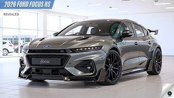 2026 Ford Focus RS Revealed - The legendary name in the world of cool hatchbacks is back!