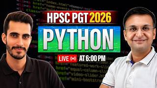📘 Python Part - 4 | HPSC PGT | 🔥LIVE on KnowledgeGate | ⏰ 6:00 PM