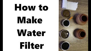 Home Made Water Filter :- Water Tested With Microscope Report