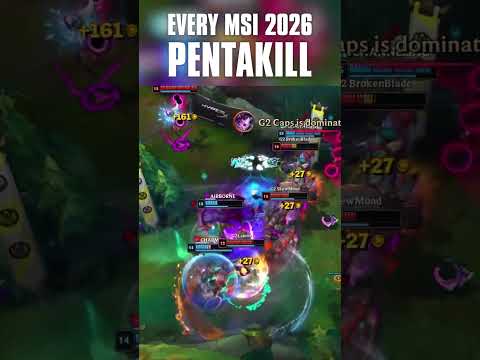 Every MSI 2026 Pentakill 🔥 thumbnail