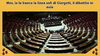 Mes, la fa franca la linea soft di Giorgetti, il dibattito in aula screenshot 4
