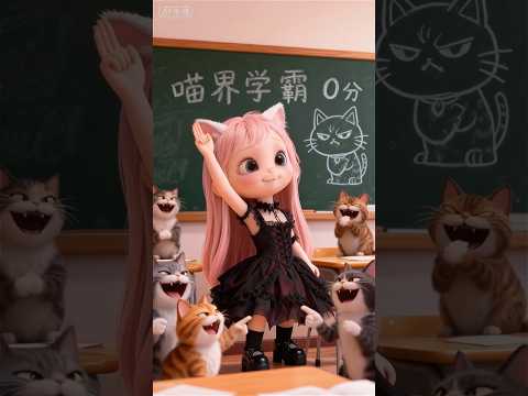 The little white cat secretly took away #aivideo #ai #aishorts #catsofyoutube #shortvideo #cat #cats