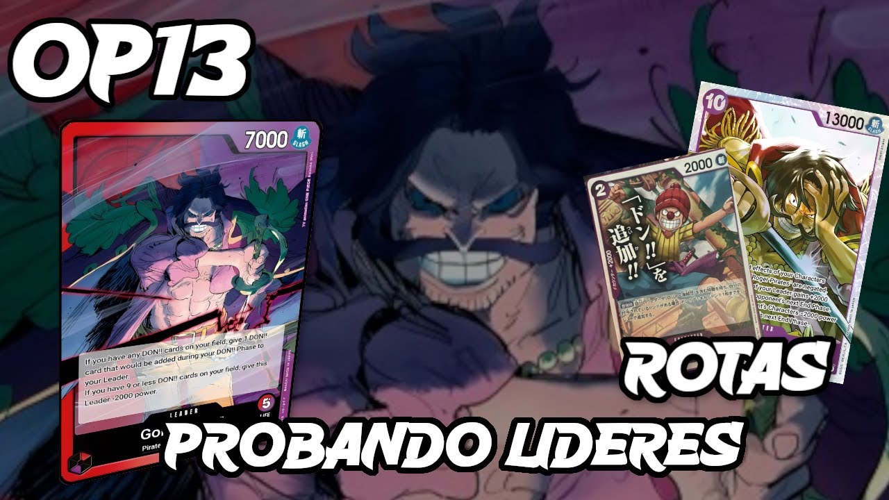 PROBAMOS ROGER OP13 CON EL NUEVO SOPORTE ¿TIER 0? | ONE PIECE TCG EN ESPAÑOL