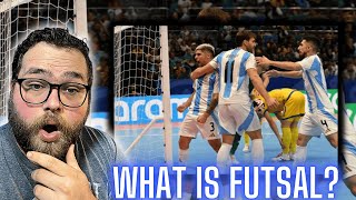 American REACTS to FUTSAL World Cup!! | Argentina 3 France 2