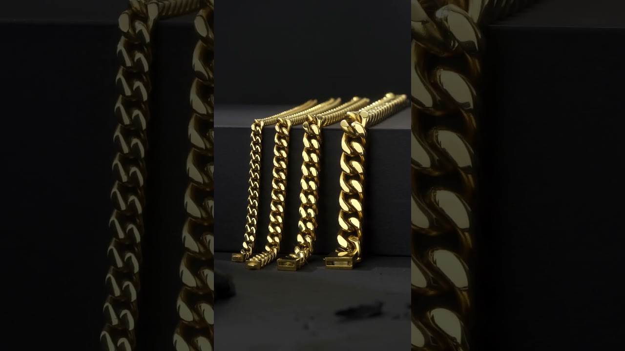 ChainsHouse Mens Cuban Link Chain Hip Hop Mens Jewelry 