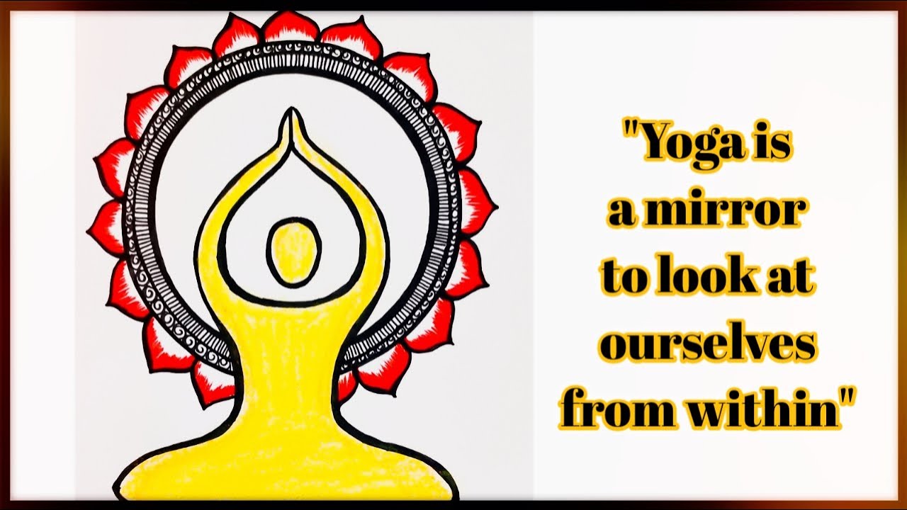 International Yoga Day Poster | Yoga Day Drawing | Yoga Day Poster | SM Creative Zone