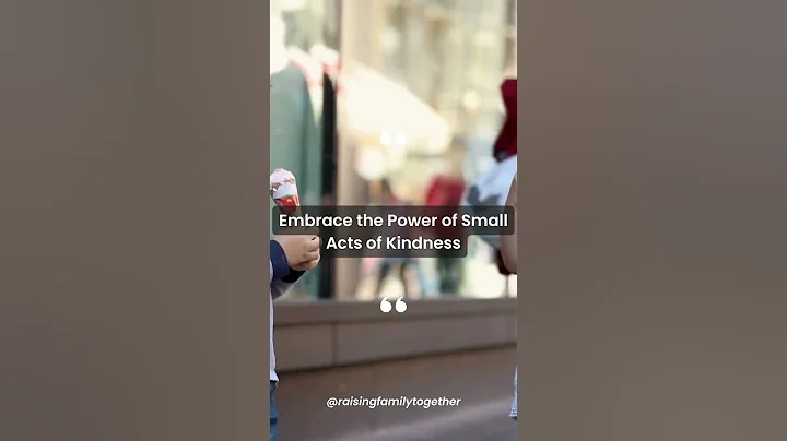 🌟 Embrace Small Acts of Kindness: Make a Big Impact