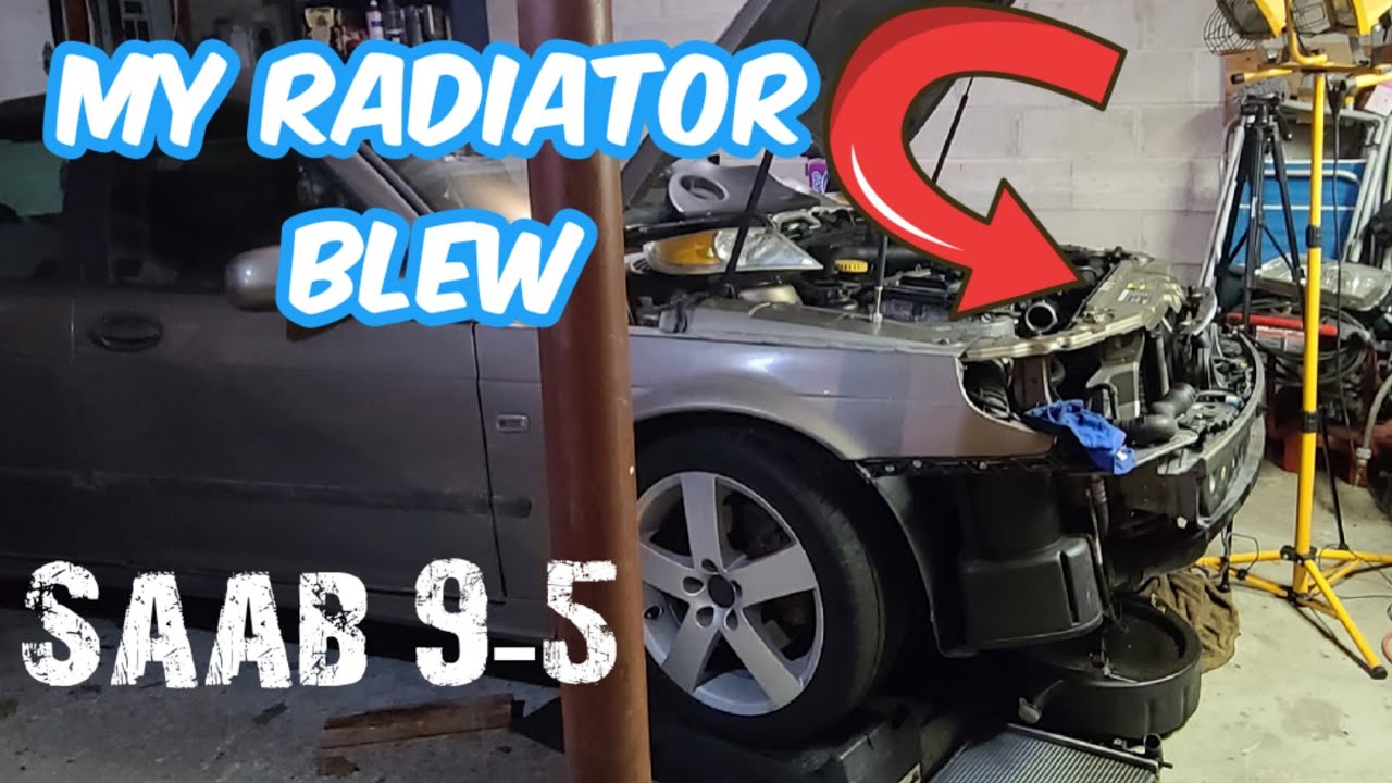 My 200k Mile Saab 95 Radiator BLEW Up A Day