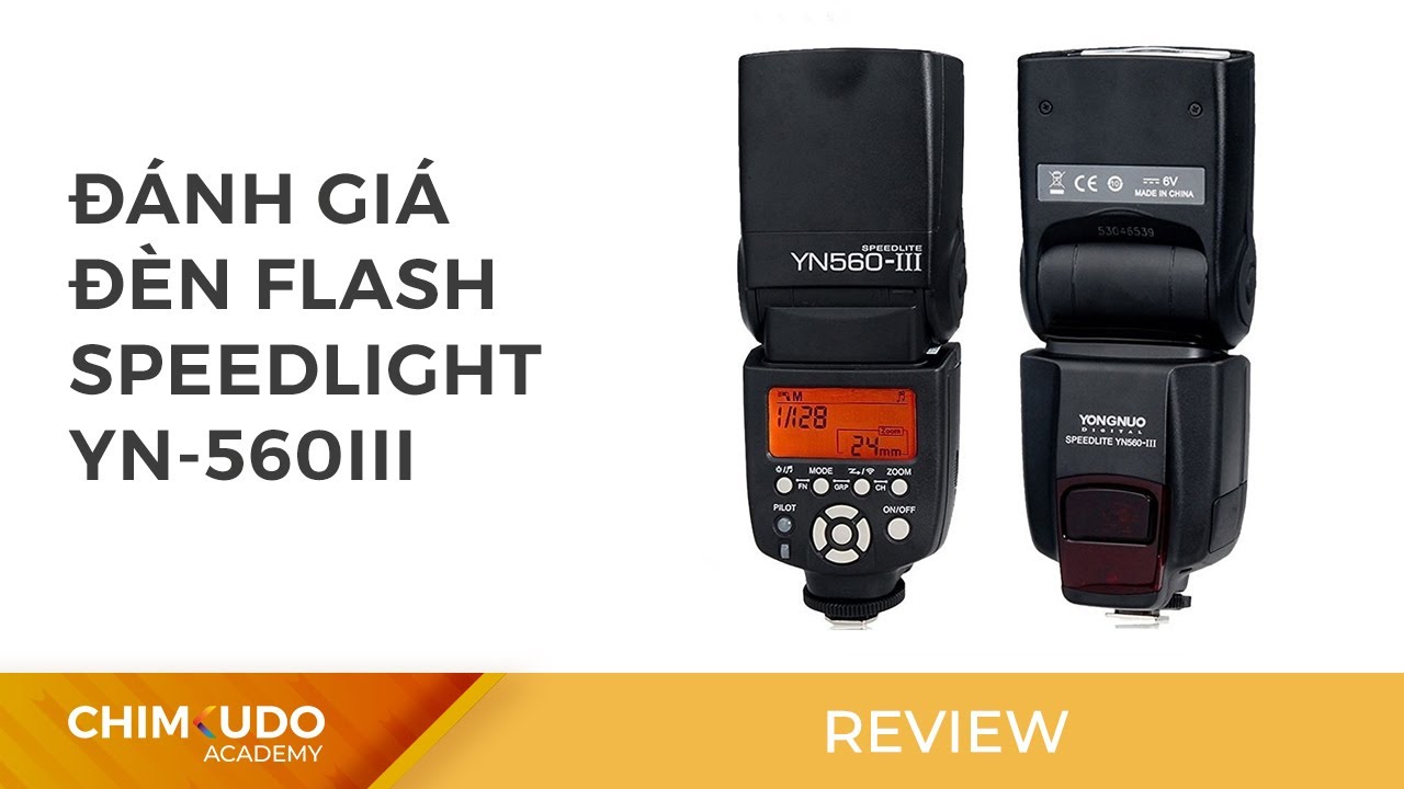 Đánh giá đèn flash speedlight YN-560III