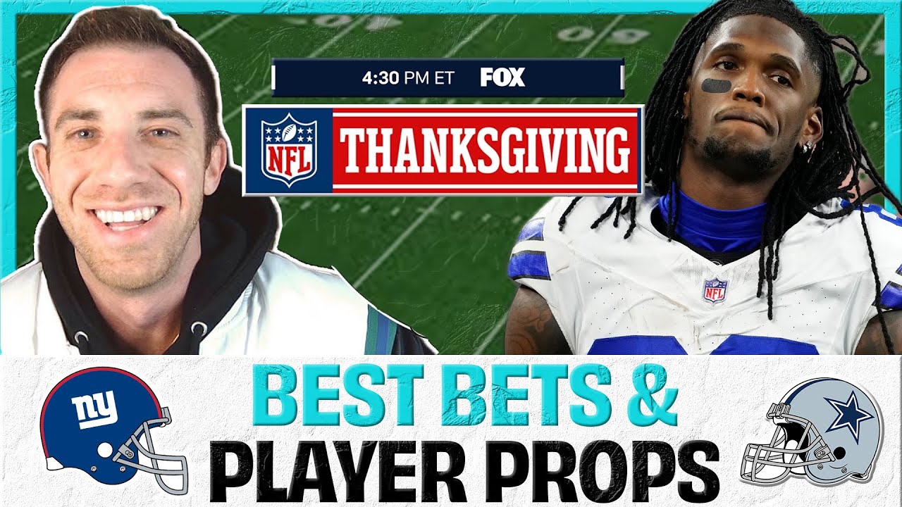 6 NFL Player Props Picks | Giants vs Cowboys | Best Bets & Projections ...