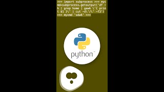 Python - how to execute shell commands with pipe, but without 'shell=True'? #shorts