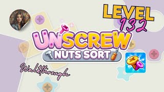 Unscrew Nuts Sort: Pin Puzzle Level 132