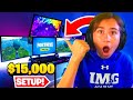 I Reacted To My Viewers BEST Fortnite Gaming Setups! (INSANE)