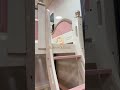 Pinkish! Girlish! Beautiful double bunk bed for kids. DM for price. #furniture #reels #home #kids