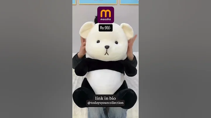 Cute Teddy bear find on messho #meesho #meeshofinds #unboxing #youtubeshorts #shorts #useful