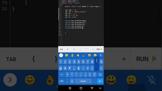 var keyword in java | #shorts #java #codingstatus #programmingstatusvideo