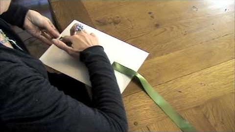 How to make the Verona Gatefold Wedding Invitation