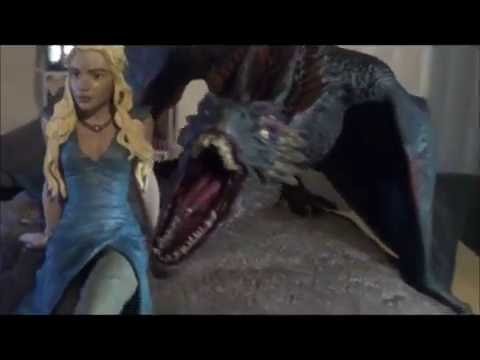 daenerys and drogon statue