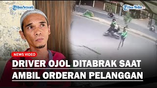 Driver Ojek Online Terpelanting Ditabrak Sepeda Motor saat Ambil Orderan Pelanggan Driver Ojek Online Terpelanting Ditabrak Sepeda Motor saat Ambil Orderan Pelanggan
