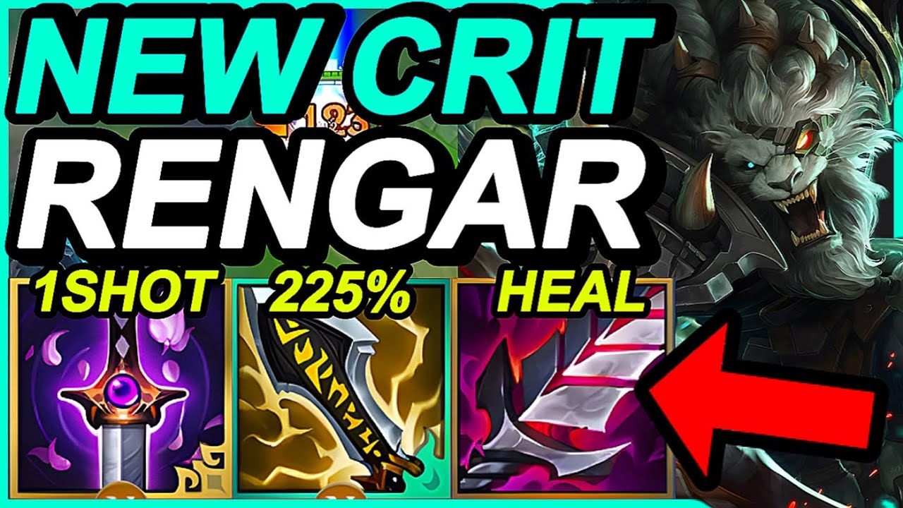 Wild Rift China Top1 Rengar Jungle - New Infinity Edge Broken OP ...