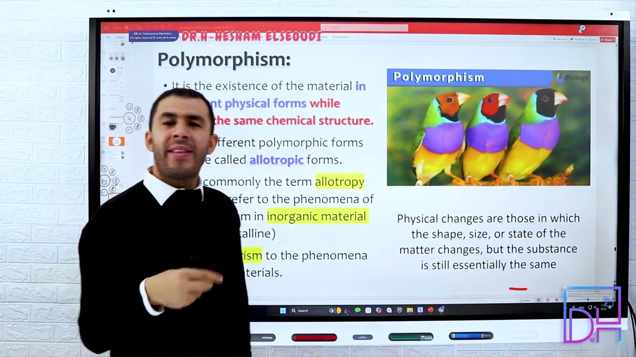 Dental Material 7- Polymorphism & Correlations