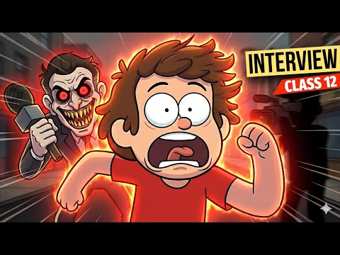 The Interview Class 12 animation | Full ( हिंदी में ) Explained | the interview class 12 English