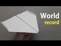 How to fold the world record paper airplane