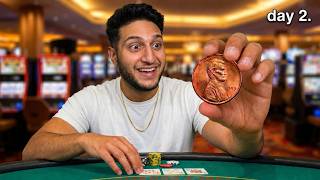 I Restarted My Poker Career with $0.01 (Episode 2)
