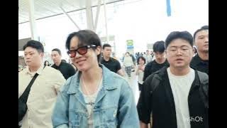 J-Hope Spotted at Incheon Airport ✈️ | King of Cool Airport Fashion 😎💜