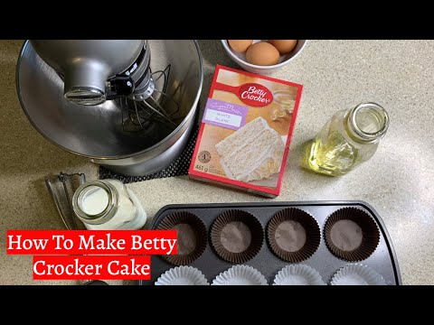 Betty Crocker Super Moist Vanilla Cake Mix | Simple & Quick                      #BettyCrocker #Cake