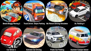Beach Buggy Racing 2,Truck Driver: Depot Parking,Ski Resort Driving Simulator,Car Driver 2 screenshot 5