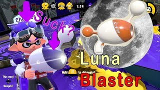 Luna blaster(or I'm)suck! Splatoon 2 tower control and turf war gameplay.#74