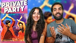 🇮🇳 REACTING TO PRIVATE PARTY Full Video Song 🔥 | Sarrainodu | Allu Arjun, Rakul Preet