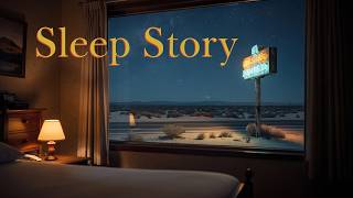 Last Desert Motel 🌙 Beside the Midnight Highway | calm sleep story