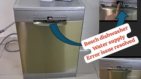 Bosch Dishwasher E:61 Error | Water Inlet Error | How to Fix Bosch Dishwasher E:61 Error | Solution