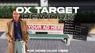 [SCRIPT FiveM] OX Target Rework | REDESIGN