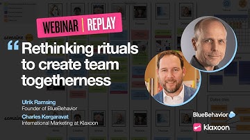 Rethinking rituals to create team togetherness | Klaxoon webinar