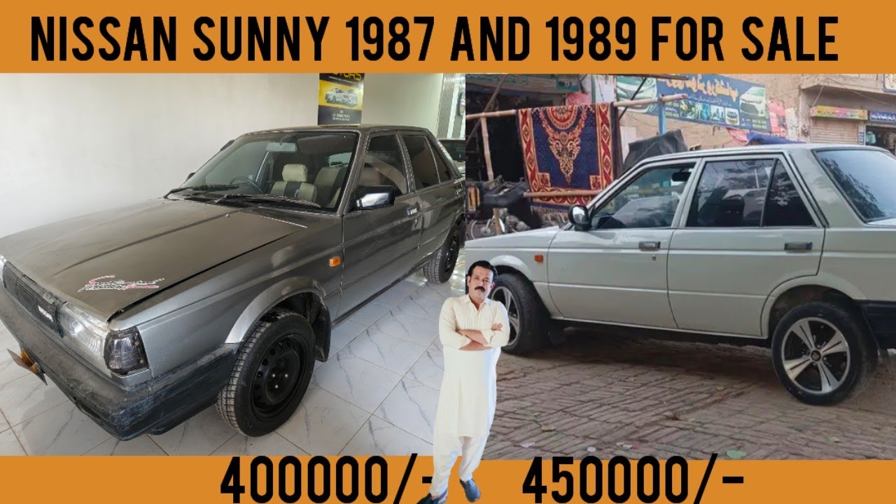 Nissan sunny 1987 and 1989 for sale / used cars