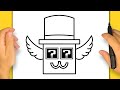 Как Нарисовать ADMIN LUCKY BLOCK | Steal a Brainrot - Roblo | Шаг за шагом просто и легко