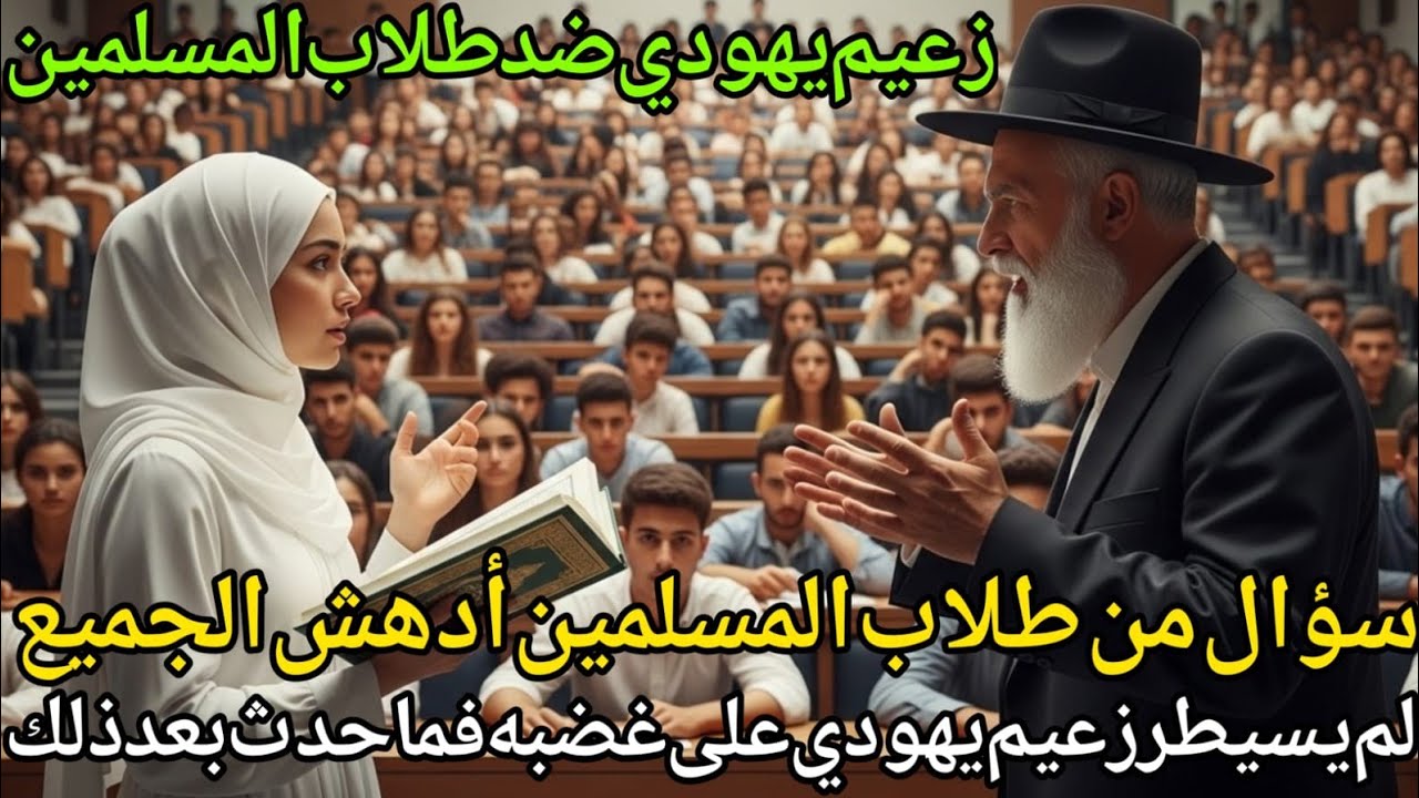 فيلسوف اسرائيلي وطالبة مسلمة وجها لوجه — حين اصطدمت الحجة باليقين وخيم الصمت على القاعة