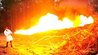 I built a mini flamethrower