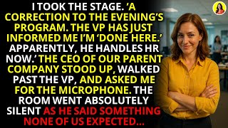 VP Fired Me at Gala - Then CEO Ended HIS Career | Office Justice