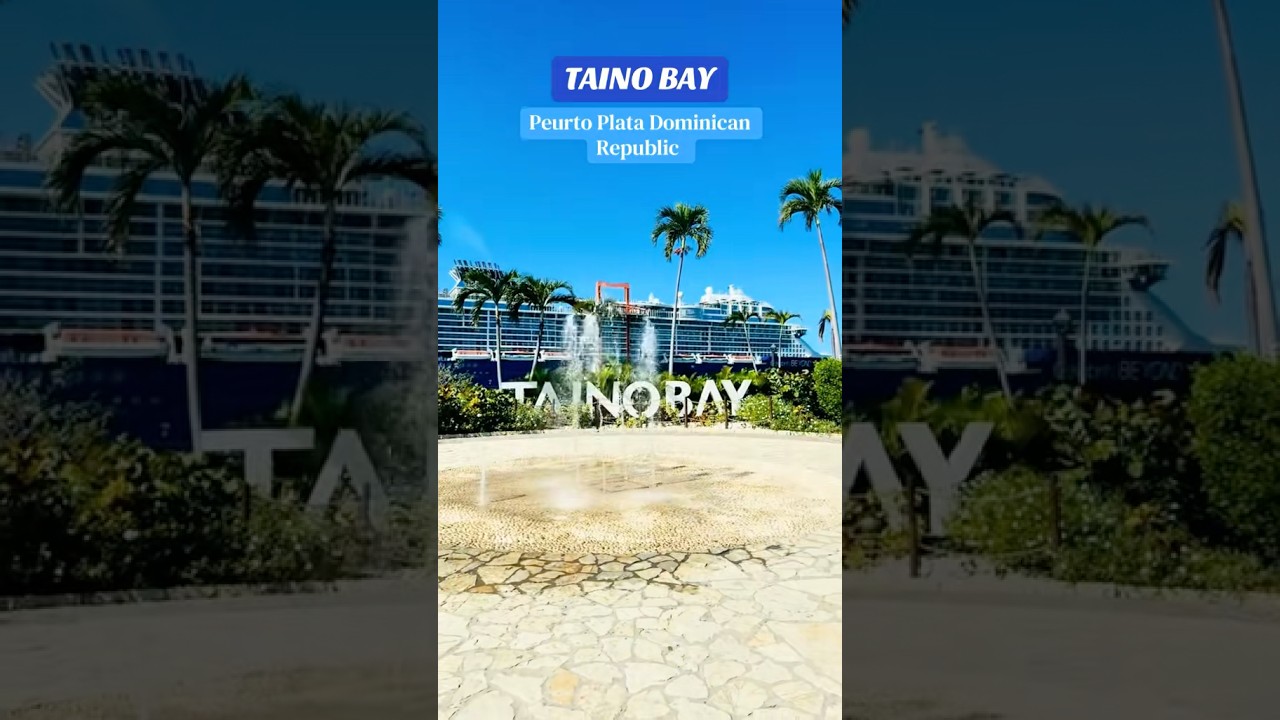 This Cruise Port has a FREE Lazy River?! 🤯🌴 #shorts