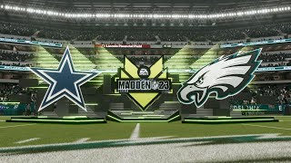 Madden 23 - Dallas Cowboys @ Philadelphia Eagles - Week 6 (Updated Rosters)