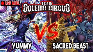 Dark Magician Yummy Vs Sacred Beast Yu-Gi-Oh! Locals Feature Match | Live Duel