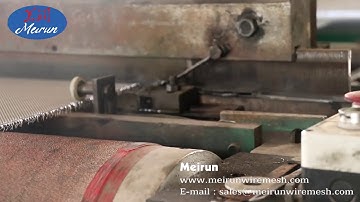 Crimped Wire Mesh Weaving Machine