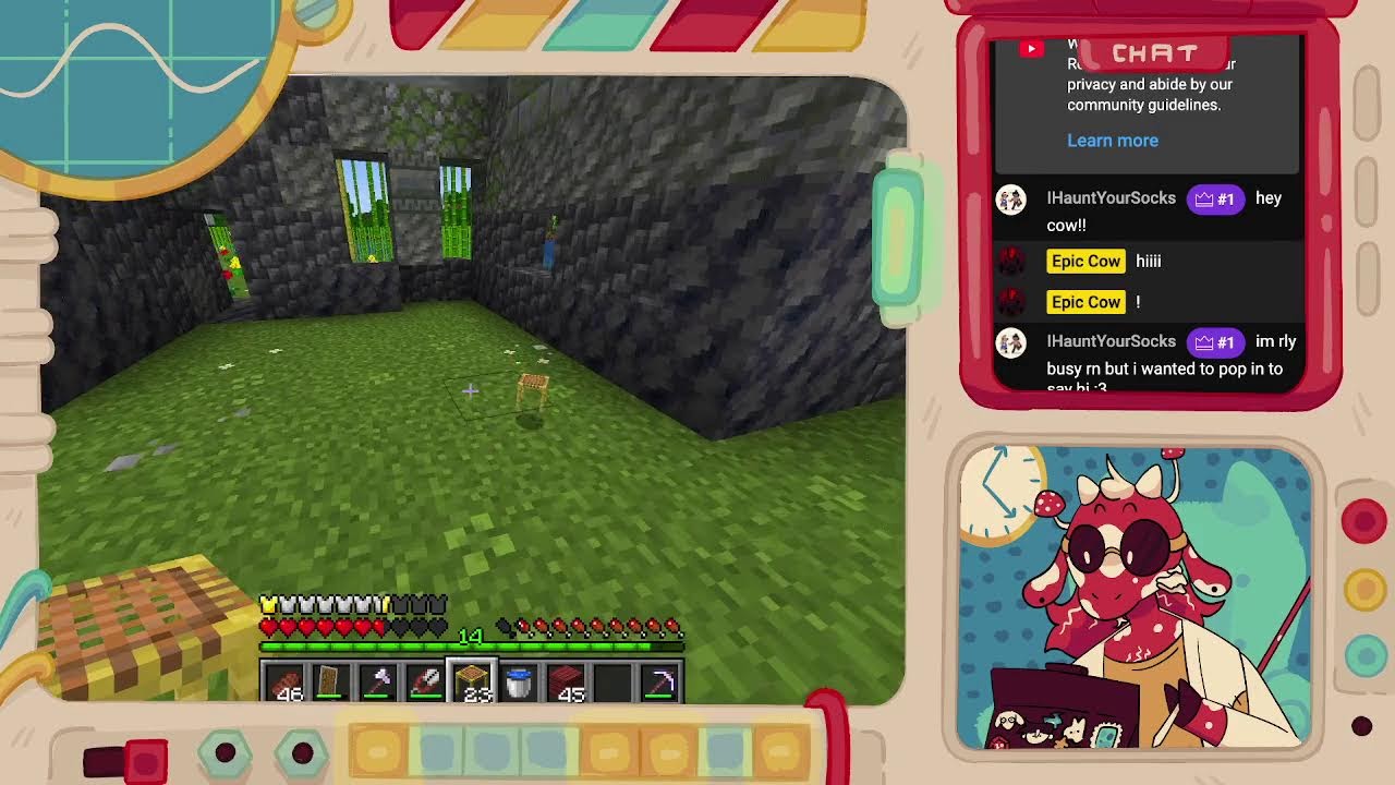 locking in and building a roof to my decrepit stone shack